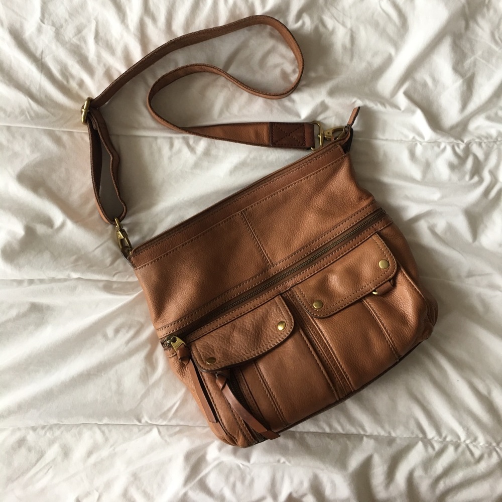 Large Fossil Crossbody Bag